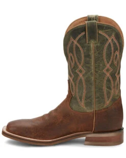 Tony Lama Men's Landgrab Brown Western Boots - Broad Square Toe -Ariat || Corral || Dan Post Store 2000293428 200 P3