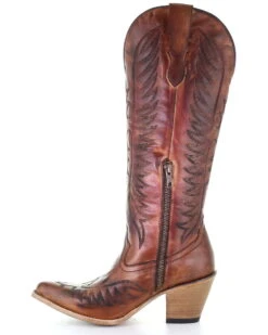 Corral Women's Cognac Embroidery Western Boots - Medium Toe 8 Corral Women's Cognac Embroidery Western Boots - Medium Toe -Ariat || Corral || Dan Post Store 2000293441 200 P3