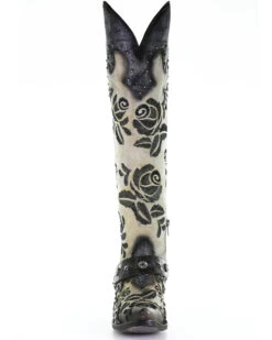 Corral Women's Rose Embroidery Western Boots - Snip Toe 10 Corral Women's Rose Embroidery Western Boots - Snip Toe -Ariat || Corral || Dan Post Store 2000293476 100 P5