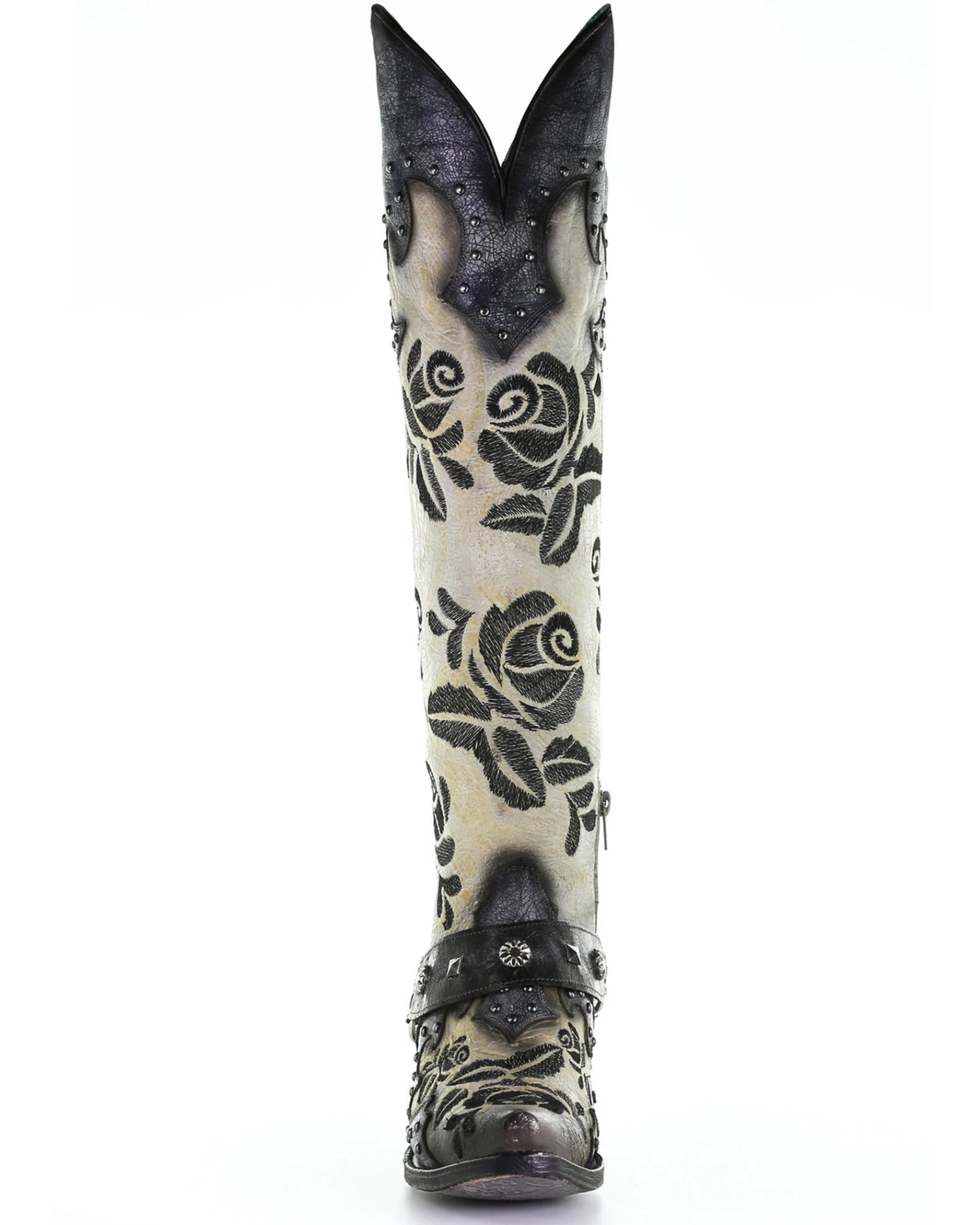 Corral Women's Rose Embroidery Western Boots - Snip Toe 5 Corral Women's Rose Embroidery Western Boots - Snip Toe - Image 5