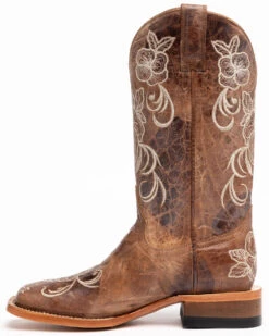 Shyanne Women's Lasy Floral Embroidered Western Boots - Broad Square Toe -Ariat || Corral || Dan Post Store 2000296019 200 P3