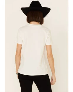 Wrangler Modern Women's Vintage Peace Sign Logo Graphic Tee  -Ariat || Corral || Dan Post Store 2000332477 103 P4