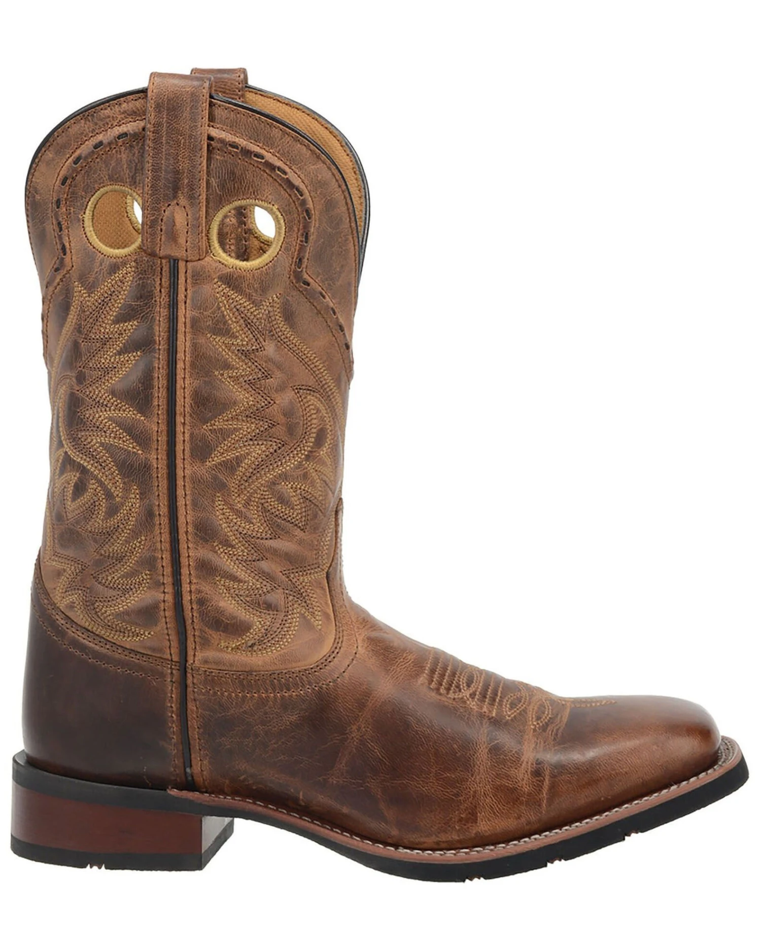 Laredo Men's Kane Western Boots - Broad Square Toe 2 Laredo Men's Kane Western Boots - Broad Square Toe - Image 2