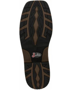 Justin Men's Fireman Black Western Boots - Square Toe -Ariat || Corral || Dan Post Store 2000334478 280 P7