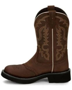 Justin Women's Inji Western Boots - Round Toe -Ariat || Corral || Dan Post Store 2000335053 230 P3