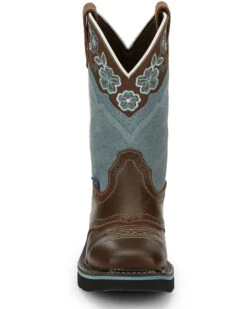 Justin Women's Starlina Western Boots - Broad Square Toe 10 Justin Women's Starlina Western Boots - Broad Square Toe -Ariat || Corral || Dan Post Store 2000335074 200 P4