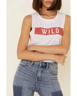 Wondery Women's Wild Bar Graphic Muscle Tank Top  -Ariat || Corral || Dan Post Store 2000336327 100 P3