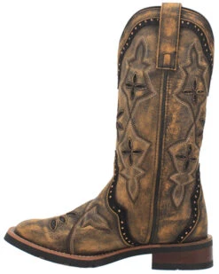 Laredo Women's Bouquet Western Performance Boots - Broad Square Toe -Ariat || Corral || Dan Post Store 2000337534 200 P3