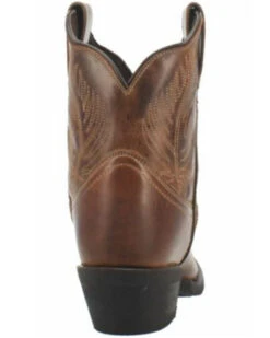 Laredo Women's Brown Shortie Western Booties - Round Toe -Ariat || Corral || Dan Post Store 2000337536 200 P5
