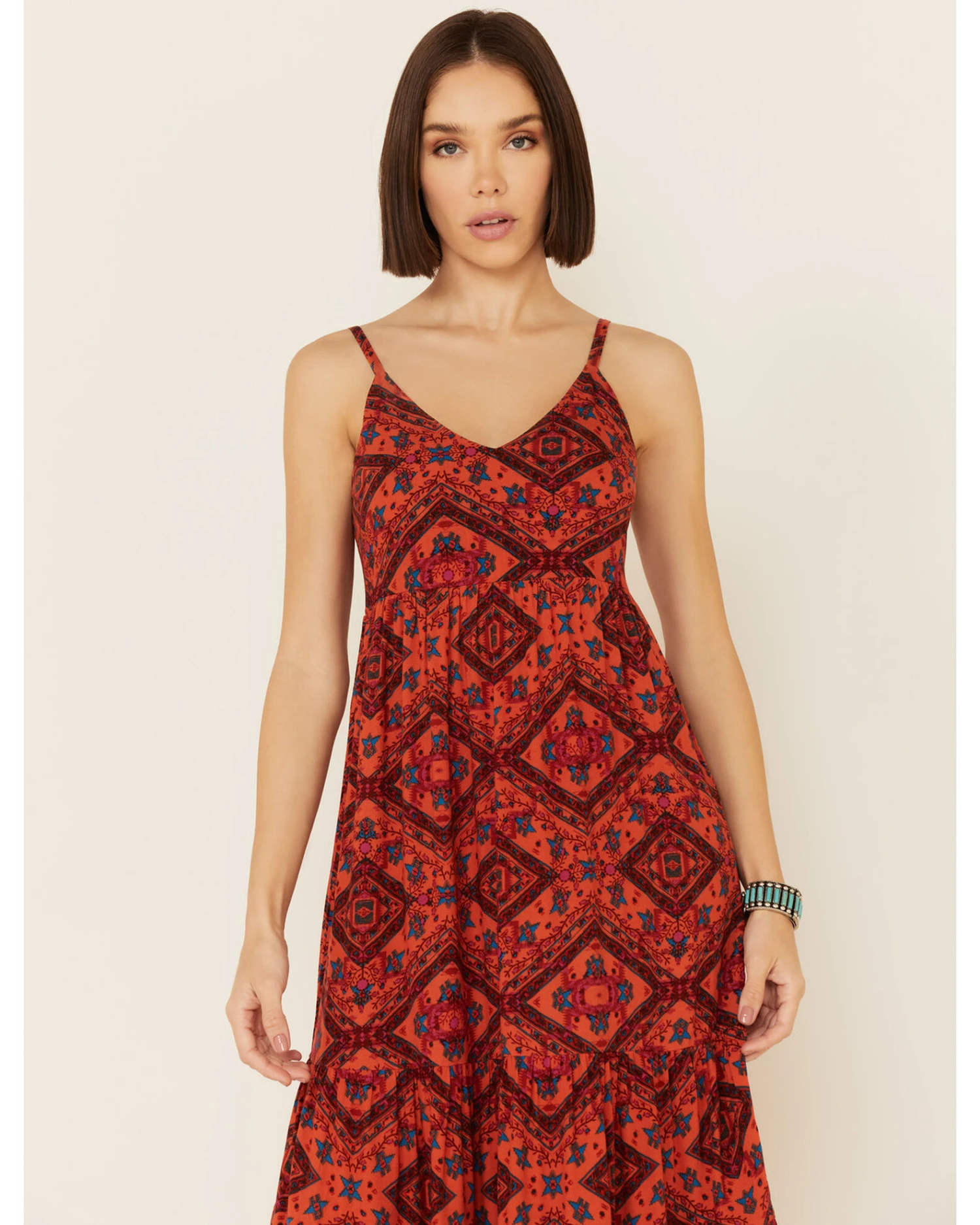 Shyanne Women's Chili Tile Dress 2 Shyanne Women's Chili Tile Dress - Image 2