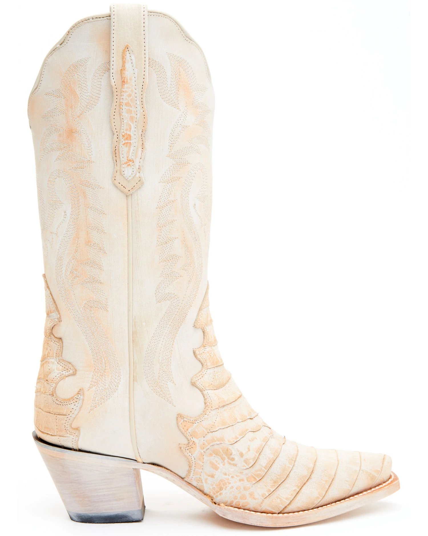 Dan Post Women's Caiman Print Western Boots - Snip Toe 2 Dan Post Women's Caiman Print Western Boots - Snip Toe - Image 2