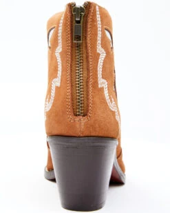Dan Post Women's Embroidered Inlay Suede Fashion Booties - Pointed Toe -Ariat || Corral || Dan Post Store 2000340412 280 P5