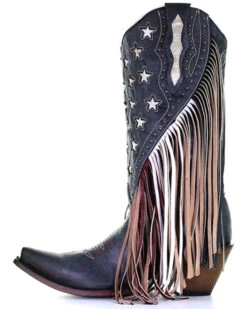 Corral Women's Lamb Stars Inlay & Studs Western Boots - Snip Toe -Ariat || Corral || Dan Post Store 2000340851 400 P3
