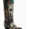 Corral Women's Floral Skull Embroidery & Studs Western Boots - Snip Toe