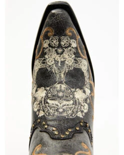 Corral Women's Floral Skull Embroidery & Studs Western Boots - Snip Toe 12 Corral Women's Floral Skull Embroidery & Studs Western Boots - Snip Toe -Ariat || Corral || Dan Post Store 2000340854 001 P6