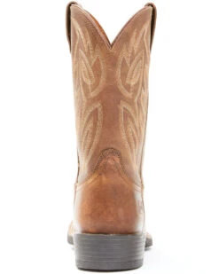 Justin Men's Dusky Brown Canter Cowhide Leather Western Boots - Broad Square Toe  -Ariat || Corral || Dan Post Store 2000341632 200 P5