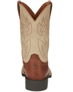 Justin Men's Canter Western Boots - Broad Square Toe -Ariat || Corral || Dan Post Store 2000341633 200 P5