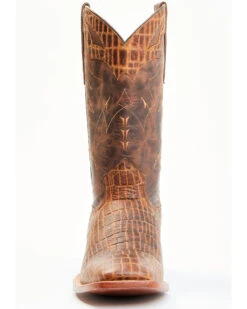 Moonshine Spirit Men's Tully Croc Print Western Boots - Broad Square Toe -Ariat || Corral || Dan Post Store 2000343042 235 P4