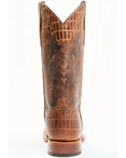 Moonshine Spirit Men's Tully Croc Print Western Boots - Broad Square Toe -Ariat || Corral || Dan Post Store 2000343042 235 P5