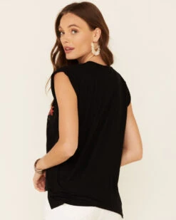 Rodeo Quincy Women's Thunderstruck Cowboy Graphic Short Sleeve Tee  -Ariat || Corral || Dan Post Store 2000344698 001 P4