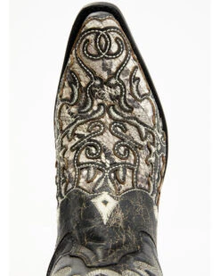 Corral Men's Exotic Python Skin Inlay Western Boots - Snip Toe -Ariat || Corral || Dan Post Store 2000345254 944 P6