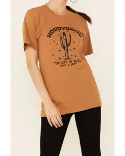 Ali Dee Women's Camel Howdywood Graphic Short Sleeve Tee  -Ariat || Corral || Dan Post Store 2000345554 290 P3
