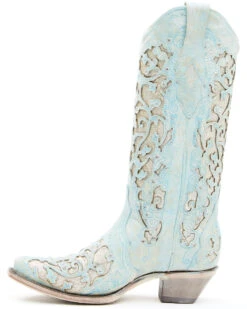 Corral Women's Glitter Inlay Western Boots - Snip Toe -Ariat || Corral || Dan Post Store 2000348271 450 P3