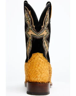 Dan Post Men's Exotic Sea Bass Skin Western Boots - Broad Square Toe -Ariat || Corral || Dan Post Store 2000349222 200 P5