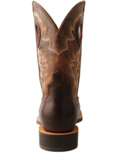 Twisted X Men's Brown Ruff Stock Western Boots - Square Toe -Ariat || Corral || Dan Post Store 2000350217 201 P5