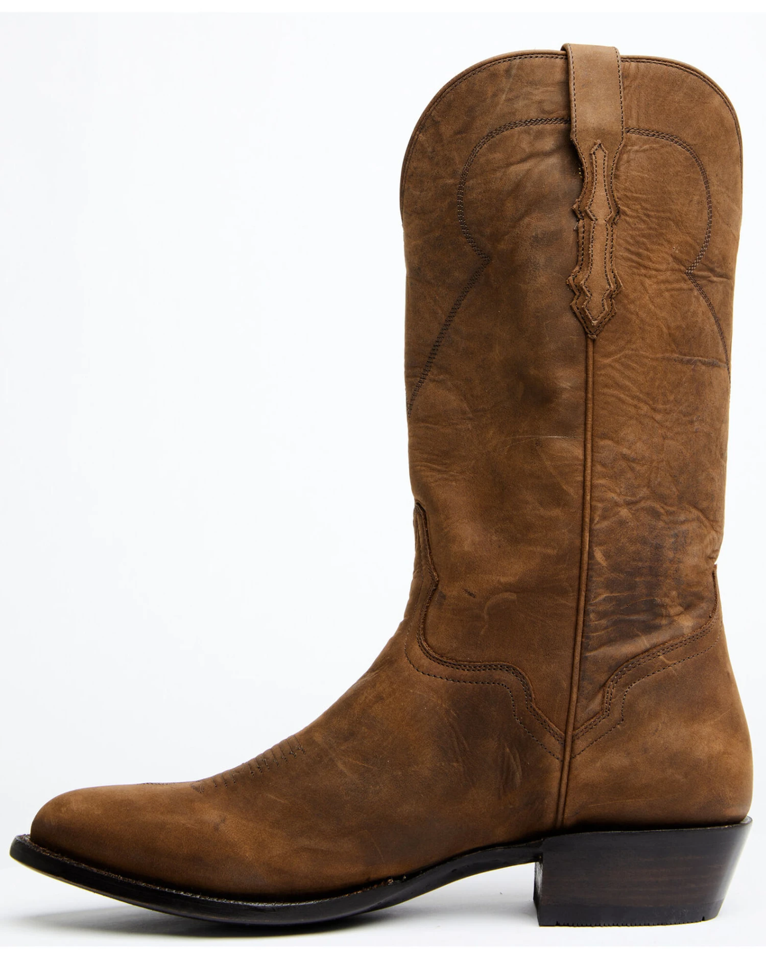 El Dorado Men's Brown Western Boots - Round Toe 3 El Dorado Men's Brown Western Boots - Round Toe - Image 3