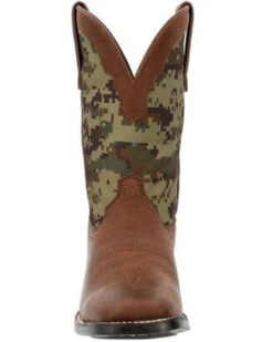 Durango Men's Westward Camo Western Performance Boots - Broad Square Toe -Ariat || Corral || Dan Post Store 2000350253 340 P4