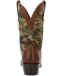 Durango Men's Westward Camo Western Performance Boots - Broad Square Toe -Ariat || Corral || Dan Post Store 2000350253 340 P5