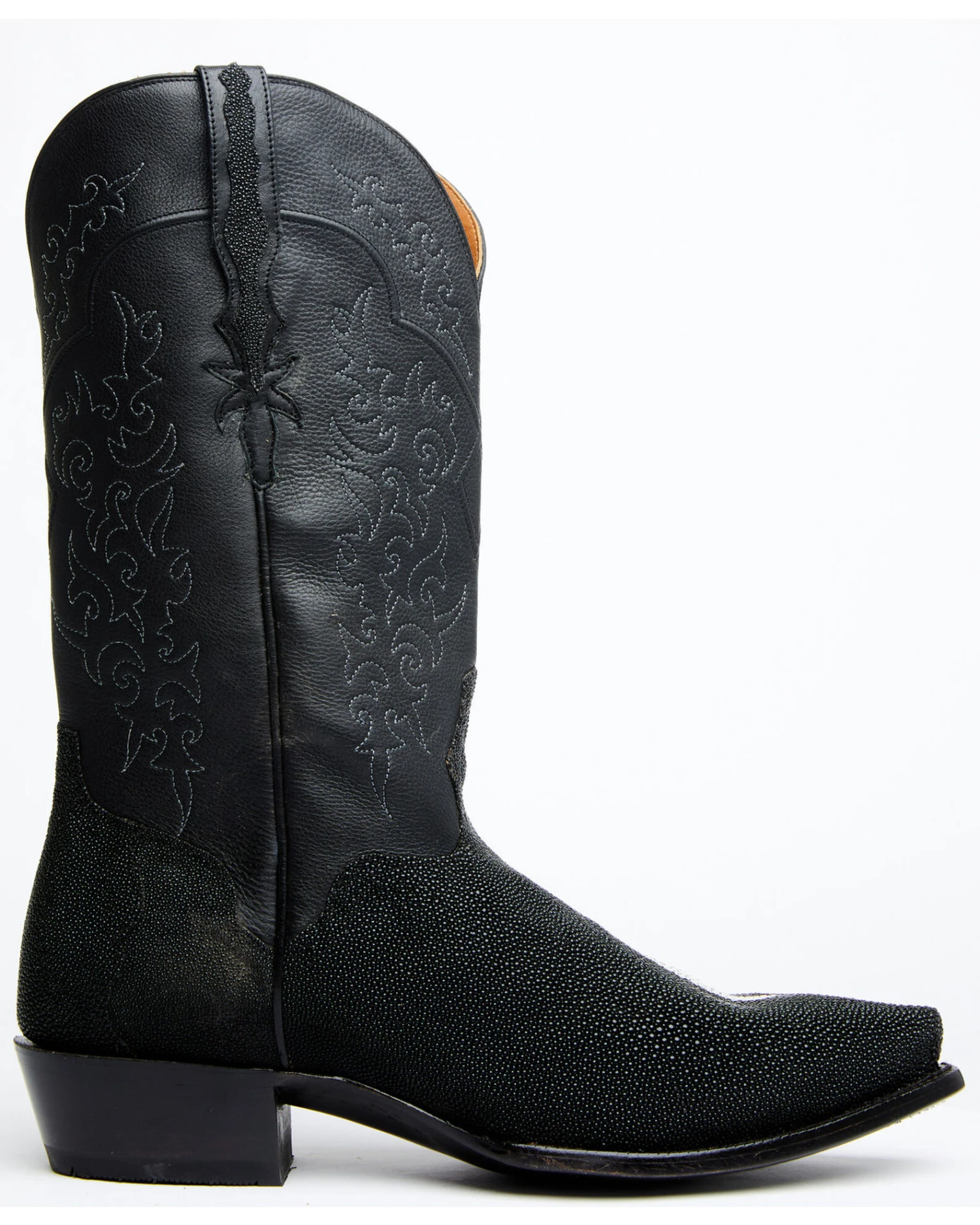 El Dorado Men's Exotic Stingray Skin Western Boots - Snip Toe 2 El Dorado Men's Exotic Stingray Skin Western Boots - Snip Toe - Image 2