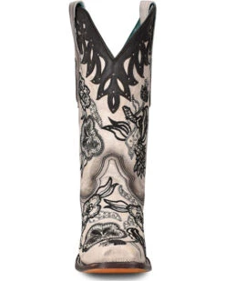 Corral Women's White Overlay Western Boots - Square Toe -Ariat || Corral || Dan Post Store 2000351153 922 P3