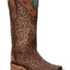 Corral Women's Leopard Print Western Boots - Square Toe