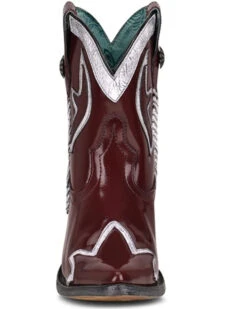 Corral Women's Burgundy Embroidery Western Booties - Pointed Toe  -Ariat || Corral || Dan Post Store 2000351168 640 P3