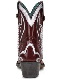 Corral Women's Burgundy Embroidery Western Booties - Pointed Toe  -Ariat || Corral || Dan Post Store 2000351168 640 P4