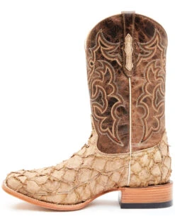 Cody James Men's Exotic Pirarucu Western Boots - Broad Square Toe  -Ariat || Corral || Dan Post Store 2000351584 280 P3