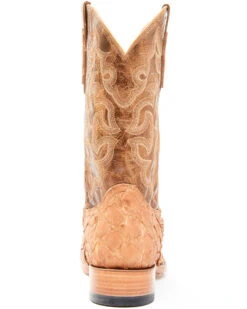 Cody James Men's Caramel Matte Pirarucu Exotic Western Boots - Broad Square Toe  -Ariat || Corral || Dan Post Store 2000351586 255 P5