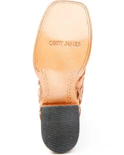 Cody James Men's Caramel Matte Pirarucu Exotic Western Boots - Broad Square Toe  -Ariat || Corral || Dan Post Store 2000351586 255 P7