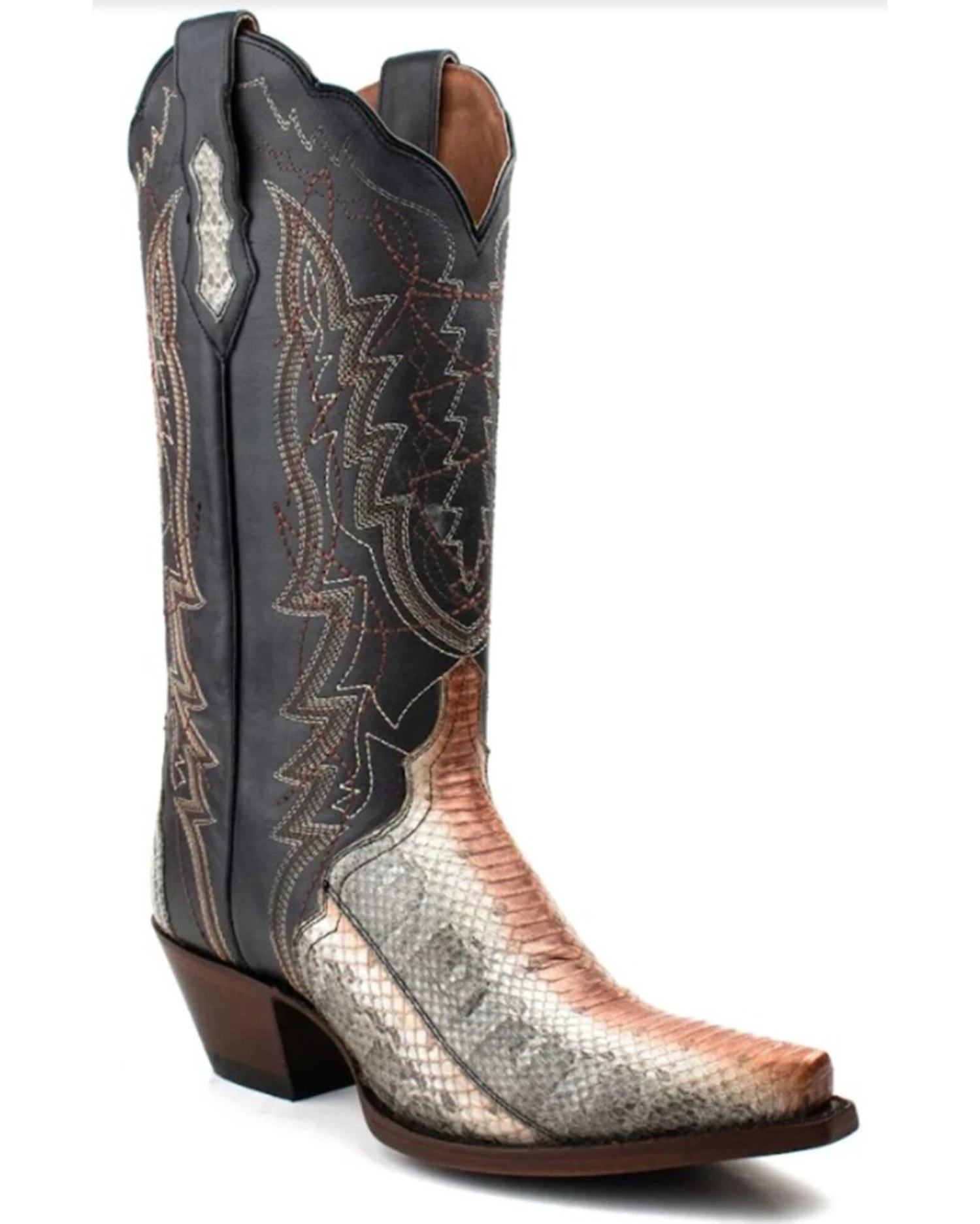 Dan Post Women's Zacatecas Exotic Watersnake Western Boots - Snip Toe 1 Dan Post Women's Zacatecas Exotic Watersnake Western Boots - Snip Toe