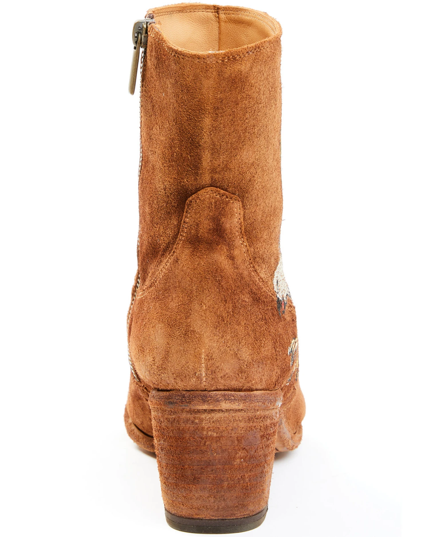 Marco Delli Women's Embroidered Eagle Fashion Booties - Round Toe 5 Marco Delli Women's Embroidered Eagle Fashion Booties - Round Toe - Image 5