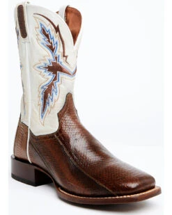 Dan Post Men's Watersnake Western Boots - Broad Square Toe