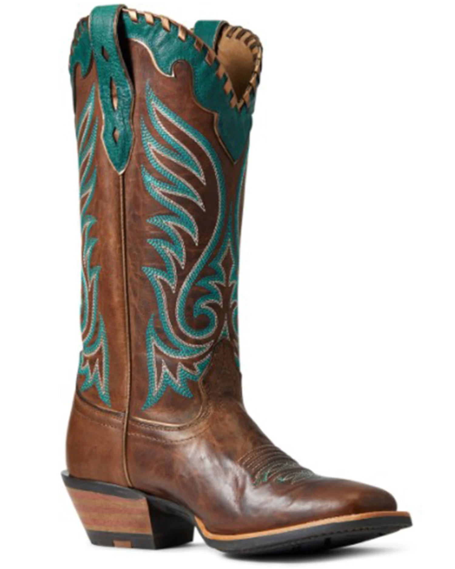 Ariat Women's Weathered Crossfire Picante Performance Western Boots - Broad Square Toe 1 Ariat Women's Weathered Crossfire Picante Performance Western Boots - Broad Square Toe