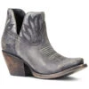 Ariat Women's Naturally Distressed Western Booties - Snip Toe 