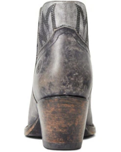Ariat Women's Naturally Distressed Western Booties - Snip Toe  -Ariat || Corral || Dan Post Store 2000355162 001 P3
