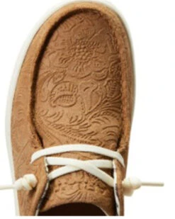 Ariat Women's Floral Emboss Hilo Flx Foam Casual Shoe - Moc Toe  -Ariat || Corral || Dan Post Store 2000355186 250 P4