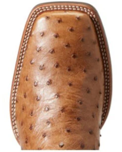 Ariat Men's Ostrich Quill Quantum Primo Exotic Western Boot - Broad Square Toe  -Ariat || Corral || Dan Post Store 2000356428 200 P4