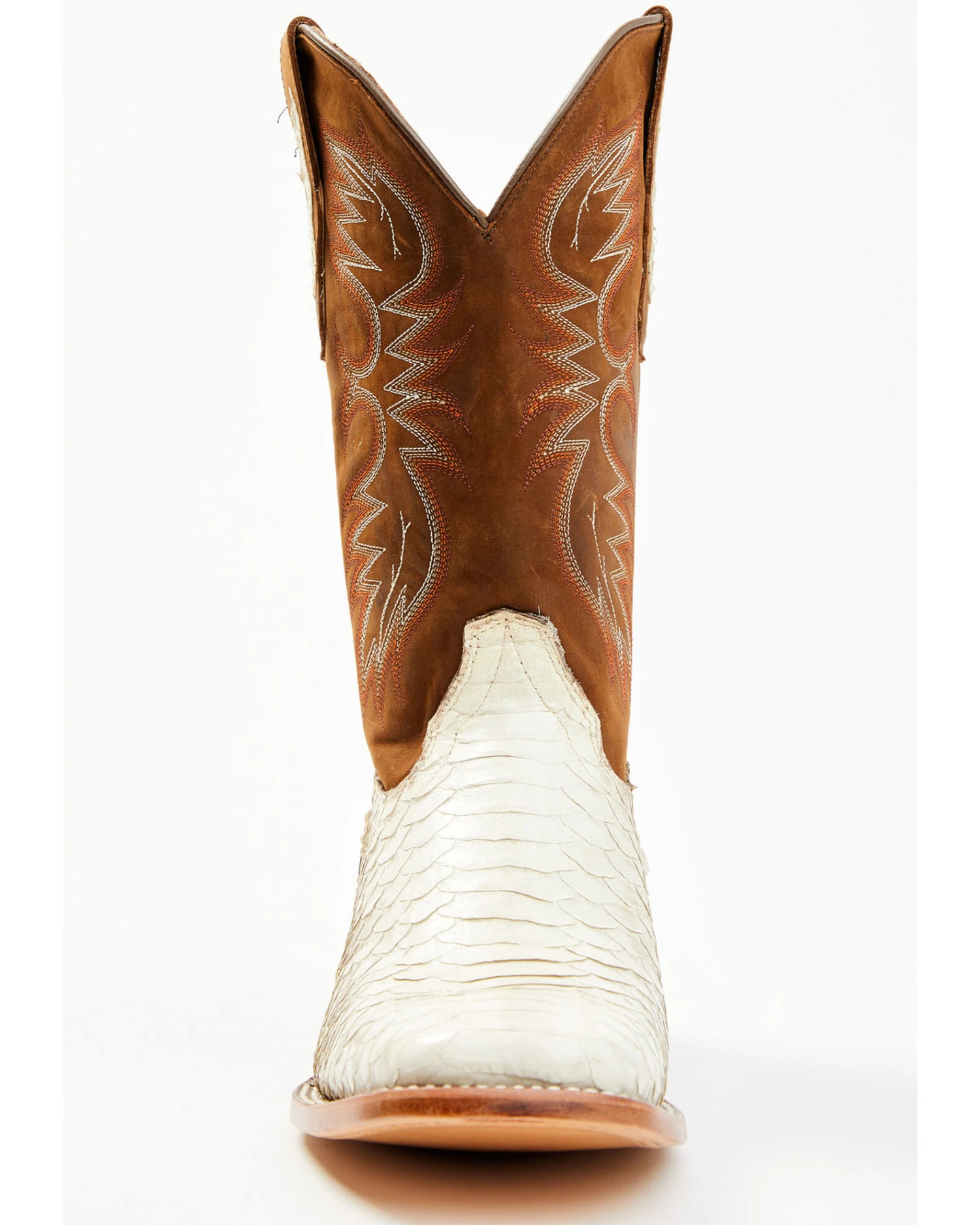 Cody James Men's Bone Python Exotic Western Boot - Broad Square Toe 4 Cody James Men's Bone Python Exotic Western Boot - Broad Square Toe - Image 4