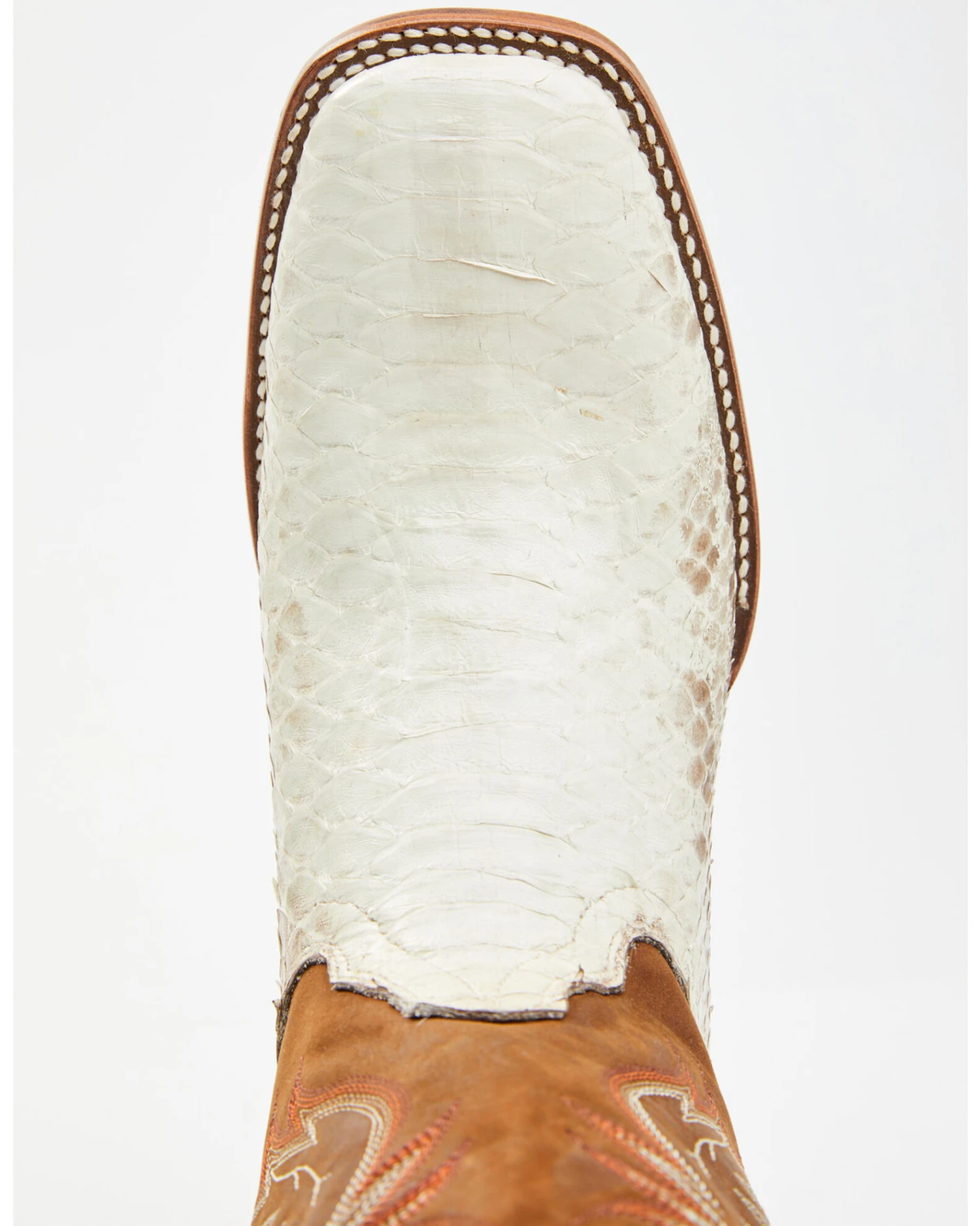 Cody James Men's Bone Python Exotic Western Boot - Broad Square Toe 6 Cody James Men's Bone Python Exotic Western Boot - Broad Square Toe - Image 6